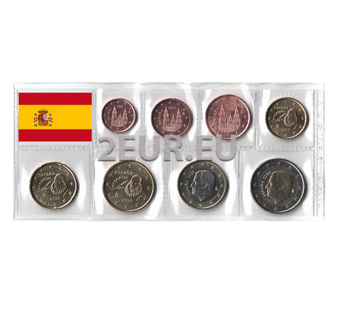 Spanje Euroset UNC 2025