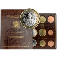 Vaticaan set BU + 5 EURO 2023 - 100e verjaardag van de geboorte van Don Lorenzo Milani