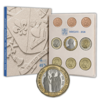 Vaticaan set BU + 5 EURO 2026 - 800e sterfdag van Sint Franciscus van Assisi