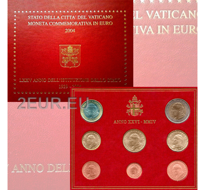 Vaticaan set BU 2004 - Euromuntenset