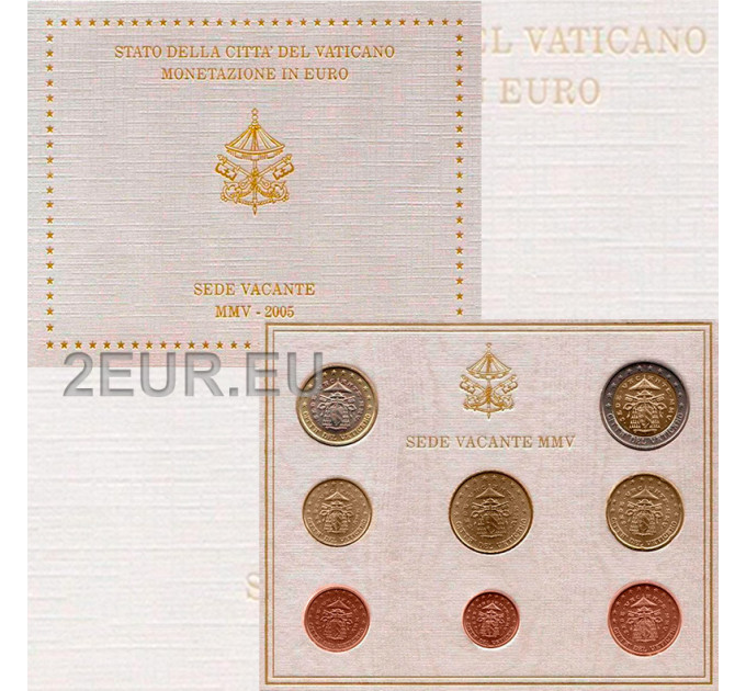 Vaticaan set BU 2005 - Euromuntenset - Sede Vacante