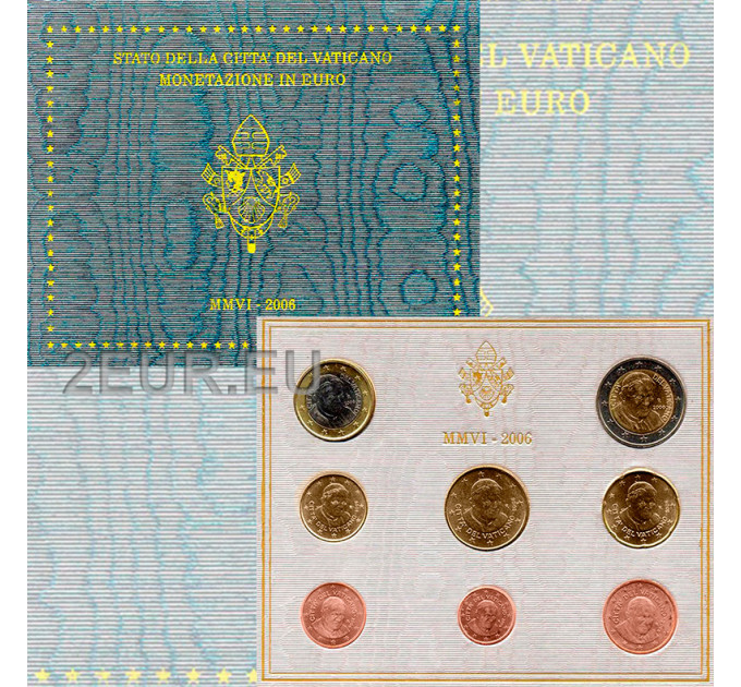 Vaticaan set BU 2006 - Euromuntenset