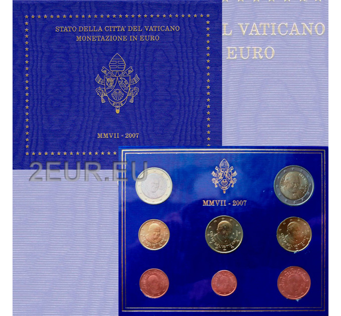Vaticaan set BU 2007 - Euromuntenset