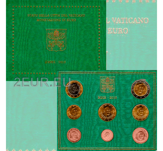 Vaticaan set BU 2010 - Euromuntenset