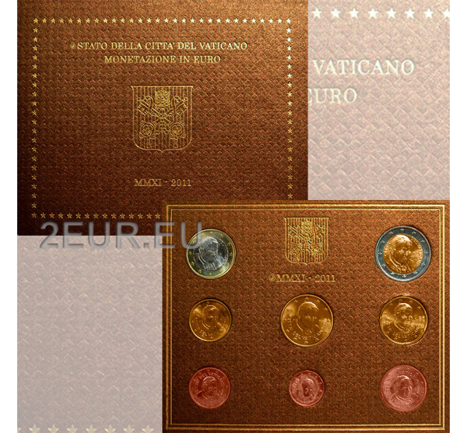 Vaticaan set BU 2011 - Euromuntenset
