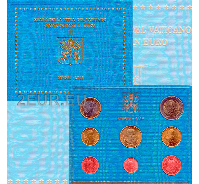 Vaticaan set BU 2012 - Euromuntenset