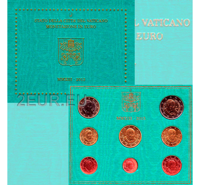 Vaticaan set BU 2013 - Euromuntenset