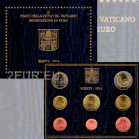 Vaticaan set BU 2014 - Euromuntenset