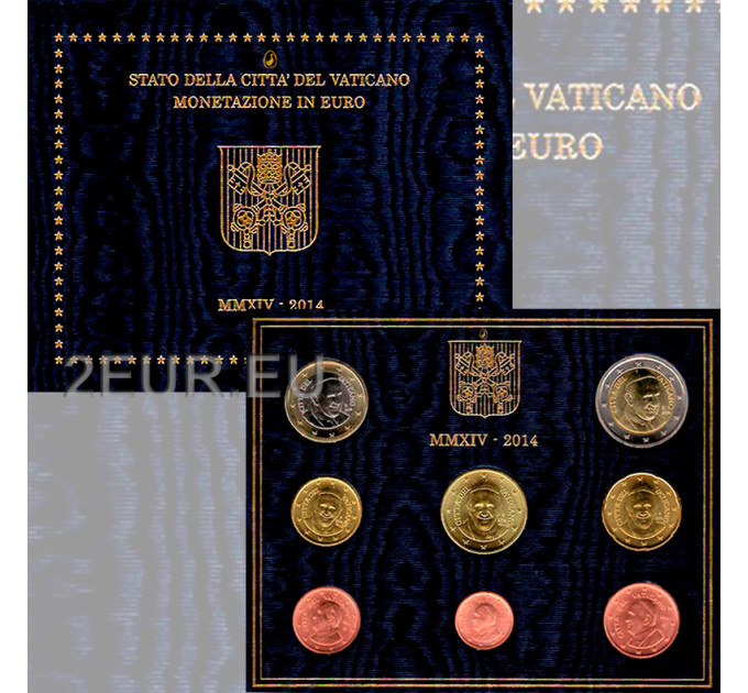Vaticaan set BU 2014 - Euromuntenset