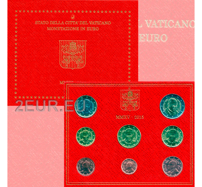 Vaticaan set BU 2015 - Euromuntenset