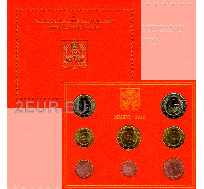 Vaticaan set BU 2016 - Euromuntenset