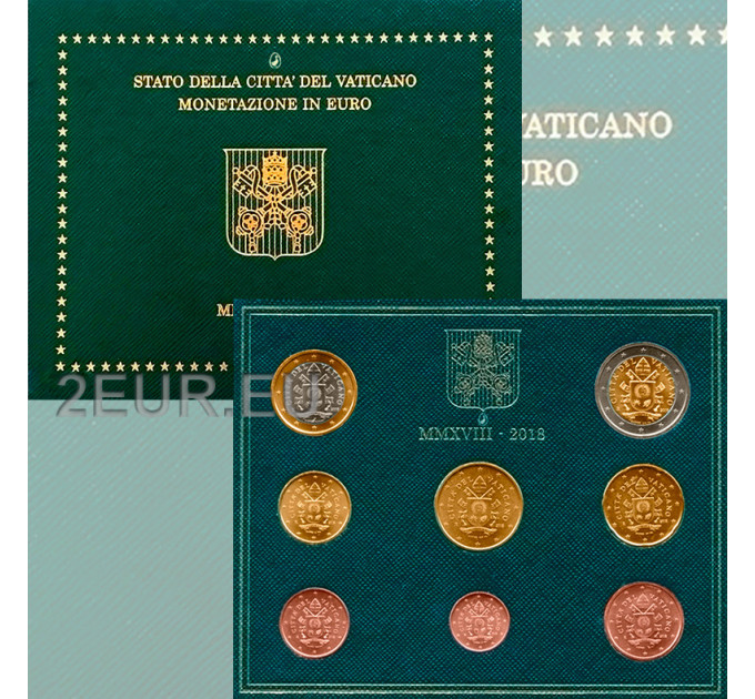 Vaticaan set BU 2018 - Euromuntenset