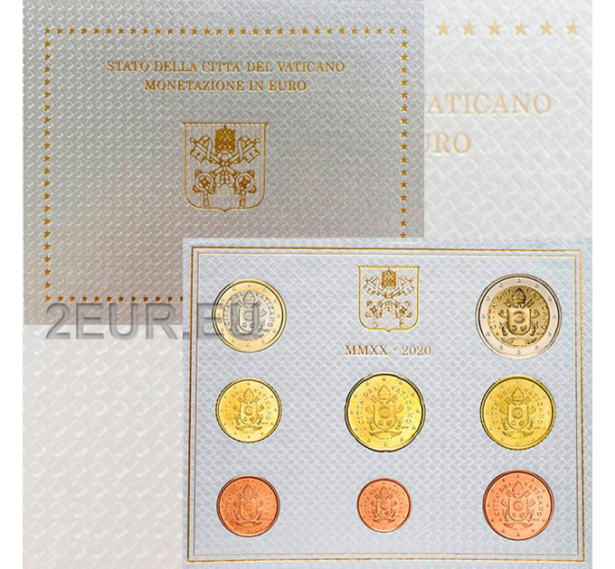 Vaticaan set BU 2020 - Euromuntenset