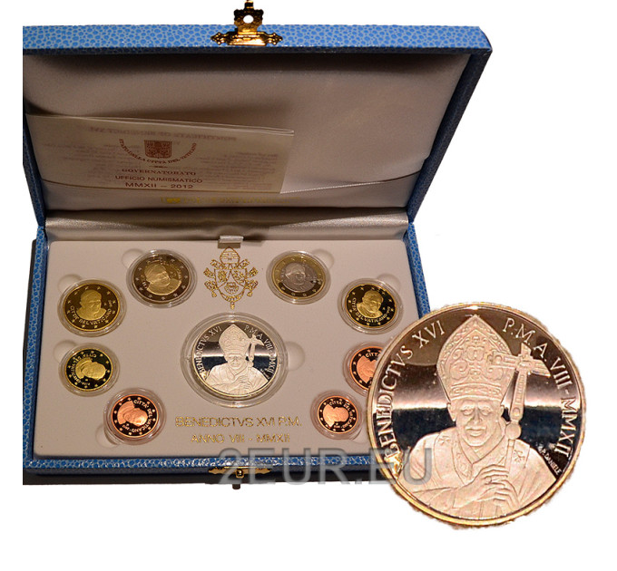 Vaticaan set proof 2012 - Euromuntenset