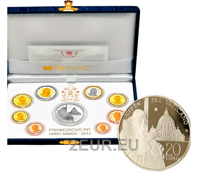 Vaticaan set proof 2014 - Euromuntenset