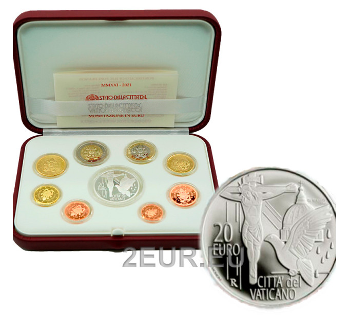 Vaticaan set proof 2021 - Euromuntenset