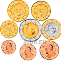 Vaticaan set UNC 2016 - Euromuntenset Vaticaan set UNC 2016 - Euromuntenset