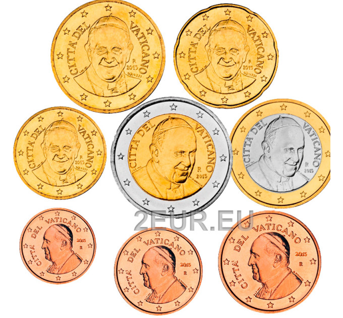 Vaticaan set UNC 2016 - Euromuntenset