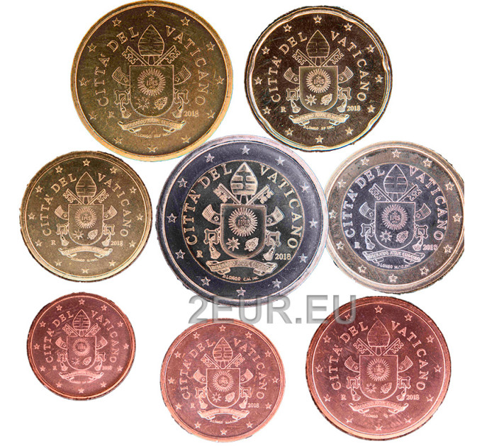 Vaticaan set UNC 2018 - Euromuntenset