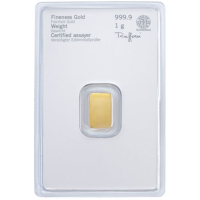 1g Goudstaaf Heraeus
