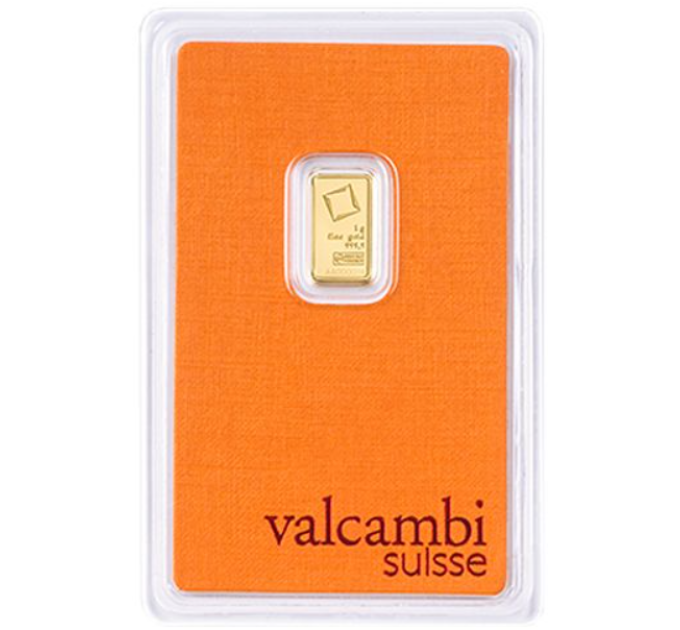 1g Goudstaaf Valcambi