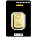10g Goudstaaf Argor Heraeus