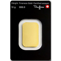 10g Goudstaaf Argor Heraeus