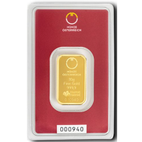 10g Goudstaaf Austrian Mint