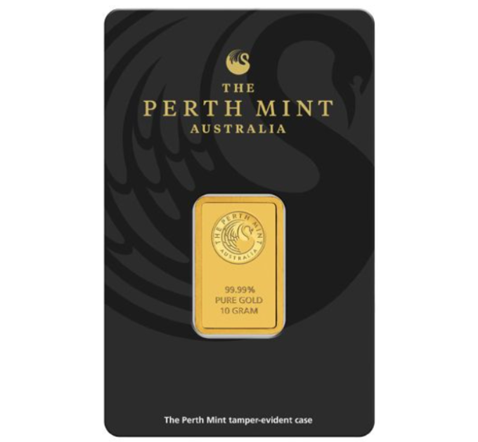 10g Goudstaaf Perth Mint