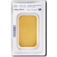 100 g Goudstaaf Austrian Mint