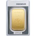 100 g Goudstaaf Heraeus