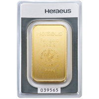 100 g Goudstaaf Heraeus