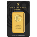 100 g Goudstaaf Perth Mint