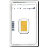 2g Goudstaaf Austrian Mint