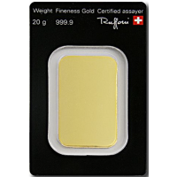 20g Goudstaaf Argor Heraeus