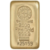 250 g Goudstaaf Argor Heraeus