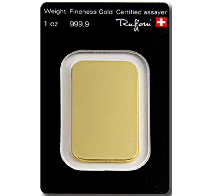 31,1g Goudstaaf Argor Heraeus