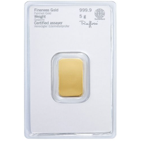 5g Goudstaaf Heraeus