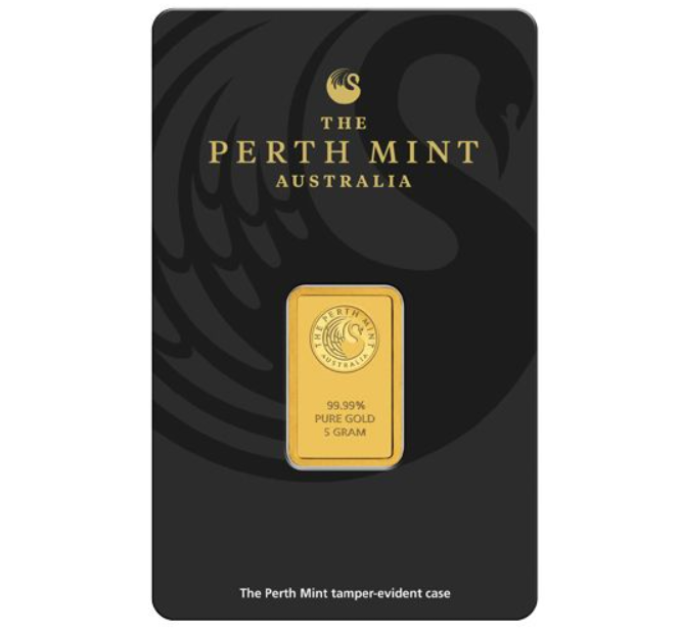 5g Goudstaaf Perth Mint