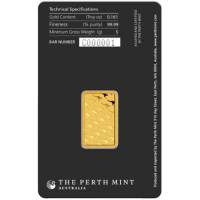 5g Goudstaaf Perth Mint