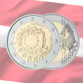 Letland 2 euro UNC 2015 - 30 jaar EU-vlag