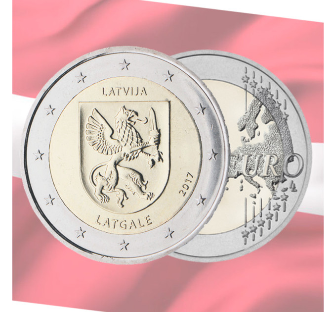 Letland 2 euro UNC 2017 - Latgale