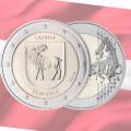 Letland 2 euro UNC 2018 - Zemgale