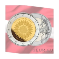 Letland 2 euro UNC 2023 - Slava Ukrainai