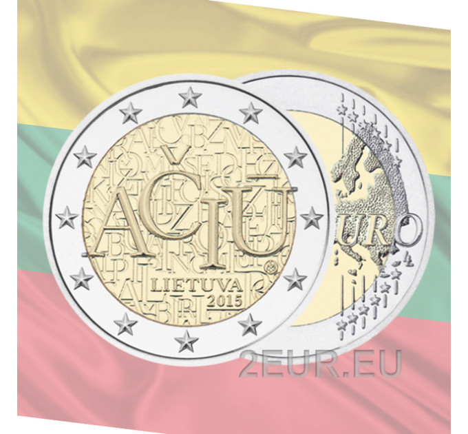 Litouwen 2 euro UNC 2015 - Litouwse taal