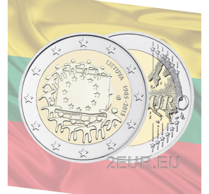 Litouwen 2 euro UNC 2015 - 30 jaar EU-vlag