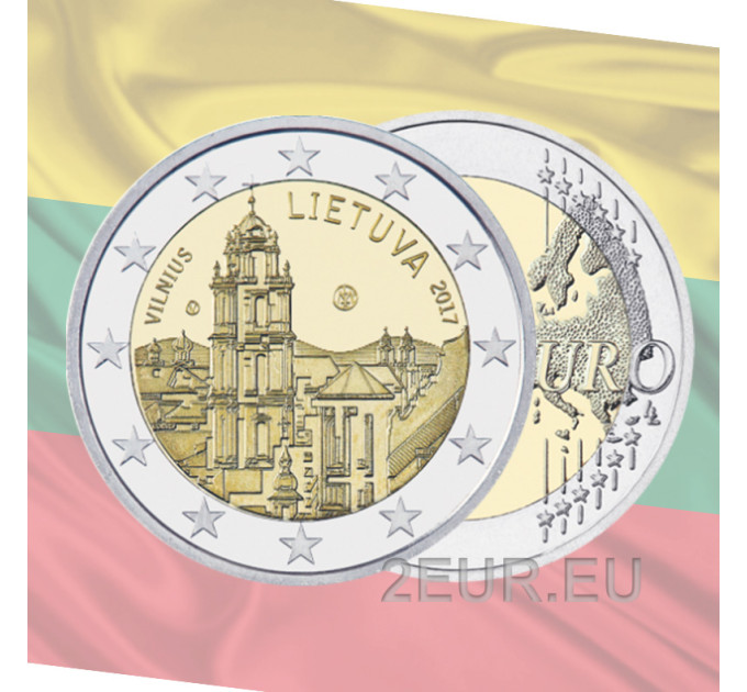 Litouwen 2 euro UNC 2017 - Vilnius