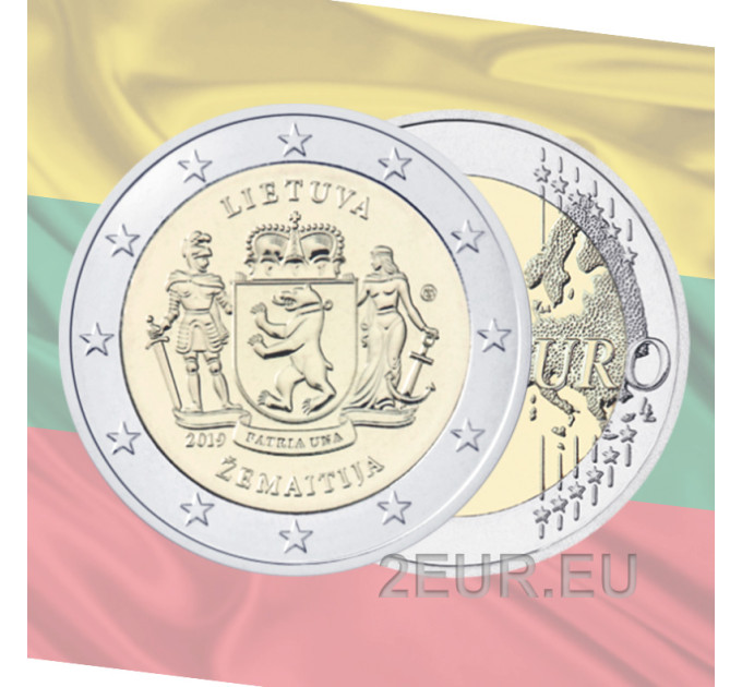 Litouwen 2 euro UNC 2019 - Zemaitija