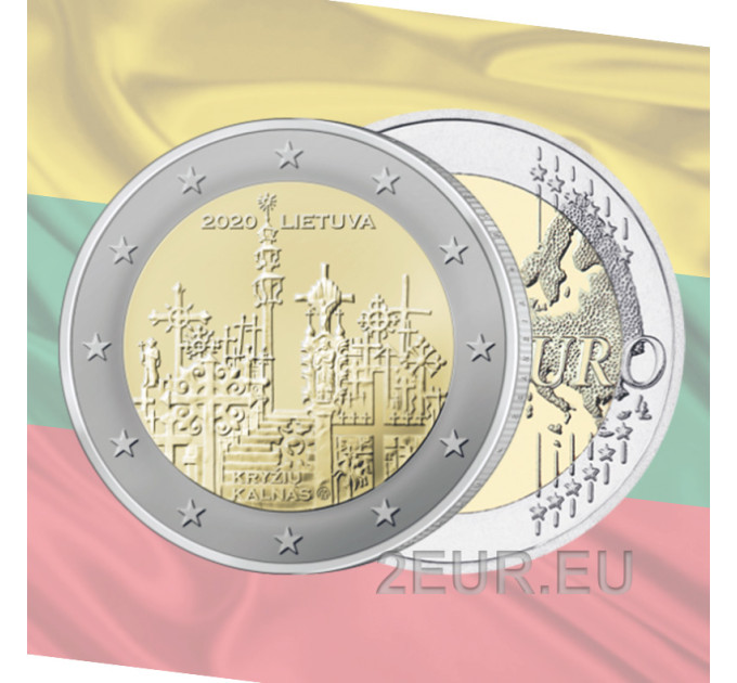 Litouwen 2 euro UNC 2020 - Heuvel van Kruisen