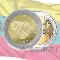 Litouwen 2 euro UNC 2022 - 100 jaar basketbal in Litouwen